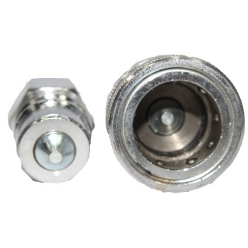 Hydraulic QRC Quick Release Couplin Double Check Valve Heavy Duty (5000 PSI) S Series